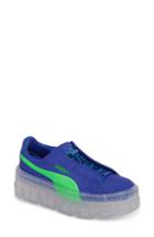 Women's Fenty Puma By Rihanna Cleated Creeper Sneaker .5 M - Blue/green