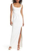 Women's Katie May Rosie Open Back Scoop Neck Gown - Ivory