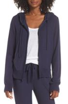 Women's Eberjey Cozy Time Zip Hoodie - Blue
