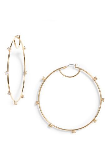 Women's Vince Camuto Oversize Cubic Zirconia Hoop Earrings