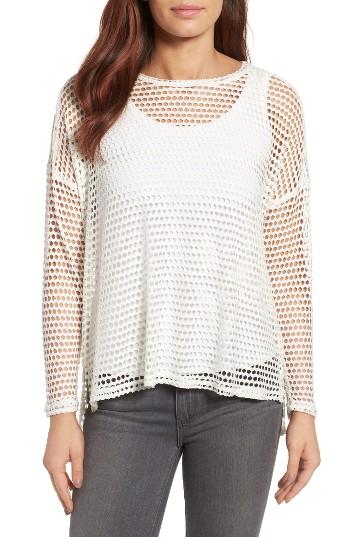 Women's Bobeau Mesh Top - Ivory