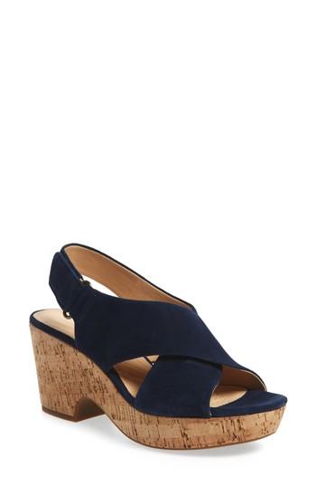 Women's Clarks Maritsa Lara Slingback Sandal .5 M - Blue