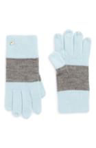 Women's Kate Spade New York Colorblock Knit Gloves, Size - Blue