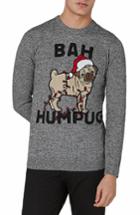 Men's Topman Bah Humpug Sweater - Grey