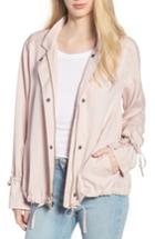 Women's Hinge Tie Sleeve Jacket, Size - Pink