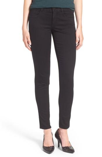 Petite Women's Wit & Wisdom Ab-solution Stretch Skinny Jeans P - Black