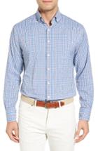 Men's Peter Millar Gingham Fit Performance Sport Shirt