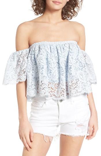 Women's Lovers + Friends Bayside Off The Shoulder Top