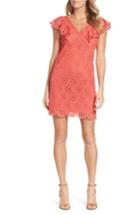 Women's Trina Trina Turk Neriah Eyelet Embroidered Dress - Coral