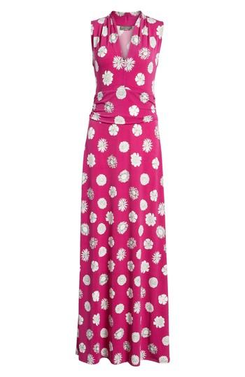 Women's Vince Camuto Botanical Tropics Halter Maxi Dress, Size - Pink