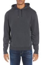 Men's J.crew Garment Dyed French Terry Hoodie - Black