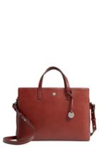 Lodis Business Chic Judith Rfid-protected Leather Laptop Briefcase - Red