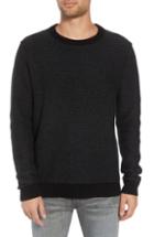 Men's Rails Clifton Regular Fit Cotton & Cashmere Sweater - Black