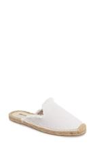 Women's Soludos Frayed Loafer Mule .5 M - White
