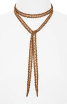 Women's Chan Luu Beaded Chiffon Tie Necklace