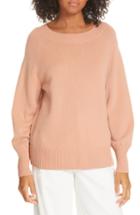 Women's Vince Full Sleeve Wool & Cashmere Sweater, Size - Pink