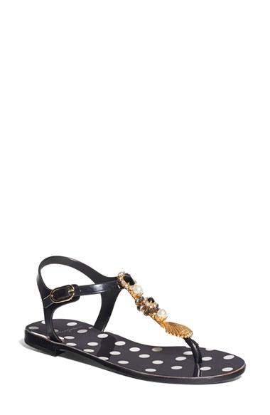 Women's Dolce & Gabbana Embellished Jelly Sandal