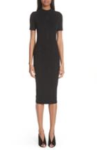 Women's Versace Collection Knit Detail Body-con Dress Us / 42 It - Black