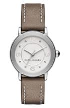 Women's Marc Jacobs 'riley' Round Leather Strap Watch, 28mm