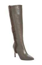 Women's Donald J Pliner Rafela Genuine Mink Fur Trim Boot .5 M - Black