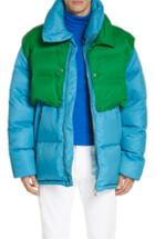 Men's Calvin Klein 205w39nyc Water Repellent Quilted Puffer Jacket - Blue