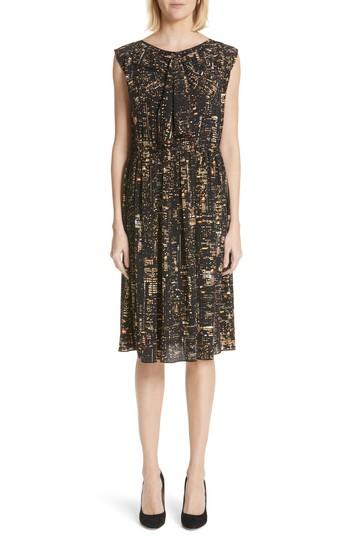 Women's Marc Jacobs City Print Silk Dress - Yellow