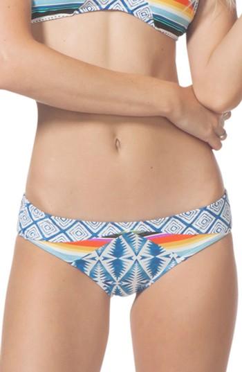 Women's Rip Curl Beach Bazaar Hipster Bikini Bottoms - Blue