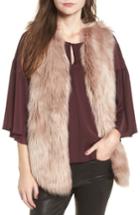 Women's Dylan Faux Fur Vest - Pink
