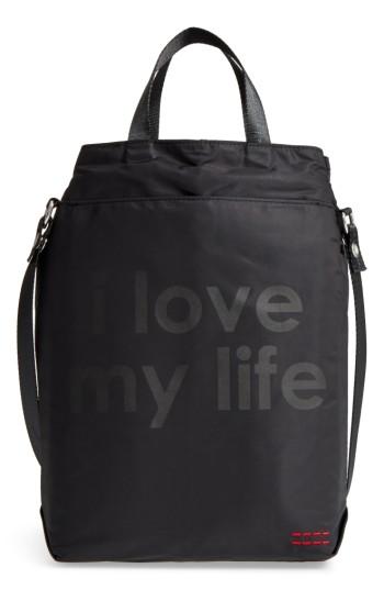 Peace Love World Insulated Wine Tote -