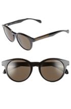 Men's Boss 50mm Sunglasses - Black Crystal/ Brown Grey