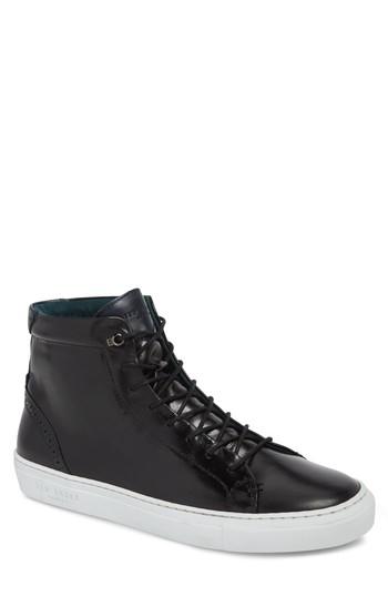 Men's Ted Baker London Monerkk High Top Sneaker M - Black