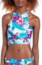 Women's Roxy Line It Up Crop Bikini Top