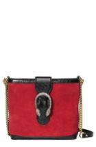 Gucci Medium Dionysus Suede Shoulder Bag - Red