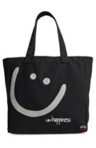 Peace Love World Oversized Canvas Tote -