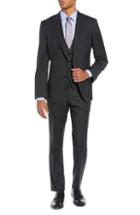 Men's Boss Helward/genius Trim Fit Solid Three Piece Wool Suit
