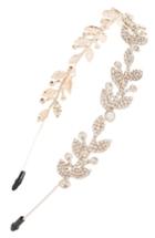 Tasha Filigree Crystal Headband, Size - Pink
