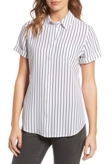 Women's Ag Easton Silk Shirt - White