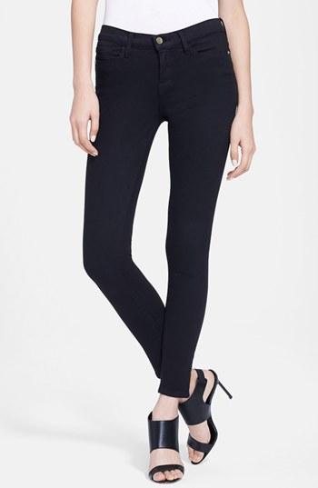 Women's Frame 'le Color' Skinny Jeans - Black