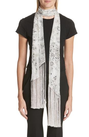 Women's Etro Maharaja Print Scarf With Fringe