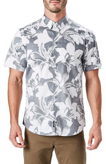 Men's 7 Diamonds The Spark Woven Shirt, Size - White