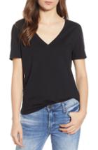 Women's Bp. V-neck Tee, Size - Black