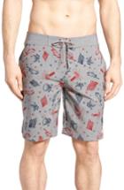 Men's Travis Mathew Liberty Swim Trunks - Grey