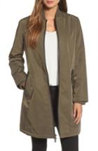 Women's Calson Long Bomber Jacket - Green