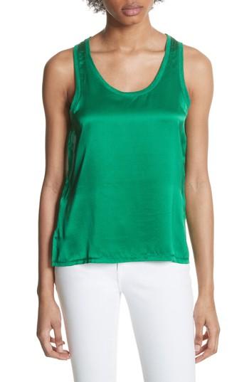 Women's Majestic Filatures Silk & Linen Tank - Green