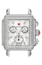 Women's Michele Deco Diamond Diamond Dial Watch Case, 33mm X 35mm