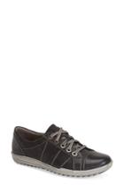 Women's Josef Seibel 'dany 05' Leather Sneaker -5.5us / 36eu - Black