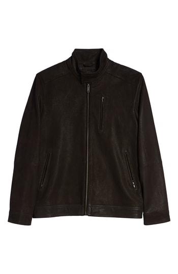 Men's Rodd & Gunn Westhaven Distressed Leather Bomber Jacket