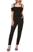 Women's Eliza J Bow One-shoulder Jumpsuit - Black