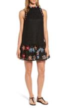 Women's Kas New York Cynthia Drop Waist Lace Dress - Black