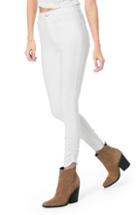 Women's Joe's Flawless - Charlie High Waist Gathered Hem Skinny Jeans - White